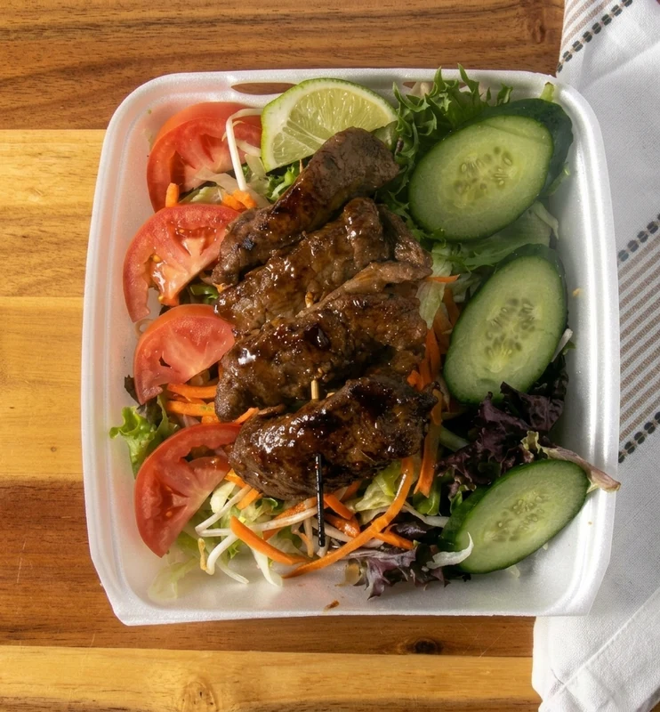 Oriental salad at Thai Tai Vietnamese on 17 Avenue SW, Calgary